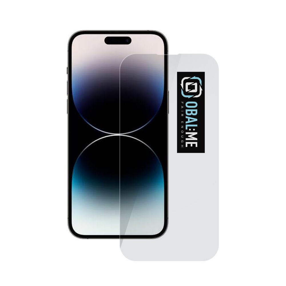 Skaidrus apsauginis ekrano stikliukas Apple iPhone 14 Pro Max OBAL ME Skaidrus apsauginis ekrano stikliukas Apple iPhone 14 Pro Max su logotipu OBAL ME