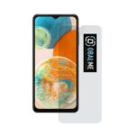 Skaidrus apsauginis ekrano stikliukas Samsung Galaxy A23 5G su OBAL ME logotipu