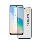 Juodas apsauginis ekrano stikliukas Vivo Y33s Tactical Glass Shield 5D ant telefono ekrano