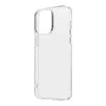 Skaidrus dėklas Apple iPhone 15 Pro Max OBALME TPU, matomas aiškus permatomas atvejis su apvaliais kampais ir mygtukų išpjovomis