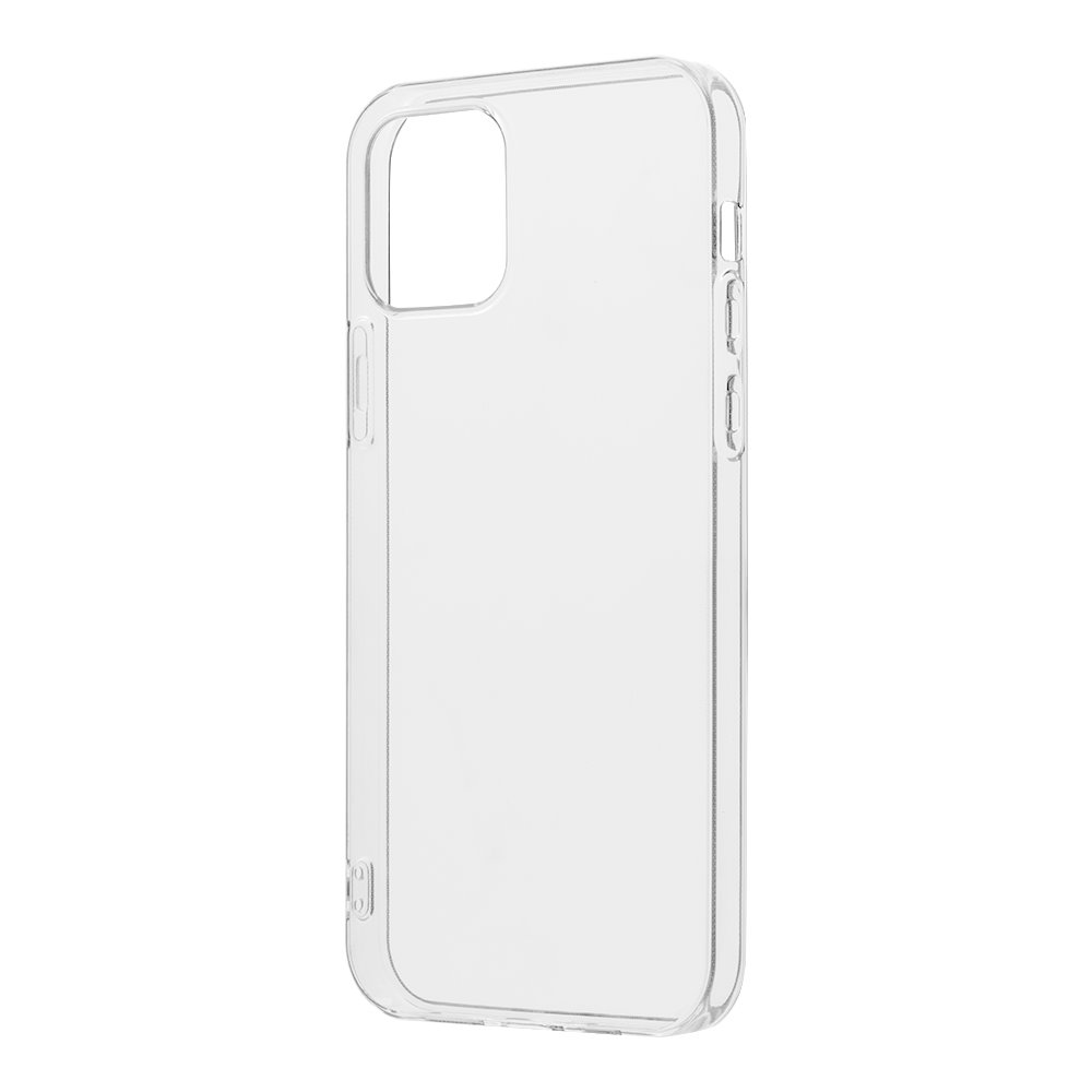 Skaidrus dėklas Apple iPhone 12 12 Pro OBALME TPU Skaidrus dėklas Apple iPhone 12 12 Pro OBALME TPU su mygtukų išpjovomis ir kampų apsauga
