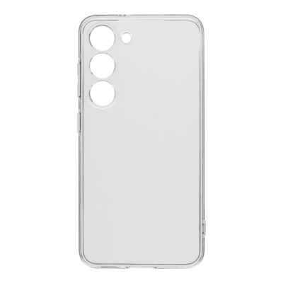 Skaidrus dėklas Samsung Galaxy S23 OBAL ME TPU su trimis kamerų angomis