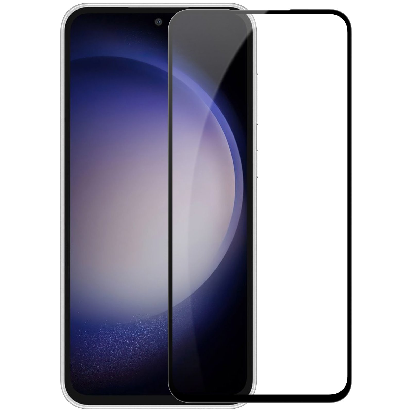 Juodas apsauginis grūdintas stiklas Nillkin Tempered Glass 2.5D CP+ PRO Juodas apsauginis grūdintas stiklas Nillkin Tempered Glass 2.5D CP+ PRO Samsung Galaxy S23 FE telefonui.