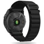 Juoda apyrankė Garmin Fenix 3 / 5X / 3HR / 5X Plus / 6X / 6X Pro / 7X Tech-Protect Nylon Pro juoda nailoninė apyrankė