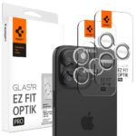Apsauginis stiklas galiniai kamerai Apple Iphone 14 Pro, 14 Pro Max, 15 Pro, 15 Pro Max Spigen Optik Ez Fit 2-Pack