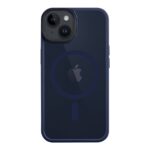 Tamsiai mėlynas dėklas Apple Iphone 14 Tactical MagForce Hyperstealth su matiniu paviršiumi
