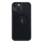 Juodas Asphalt dėklas Apple Iphone 13 Tactical MagForce Hyperstealth su matiniu ir blizgiu paviršiumi ir objektyvo apsauga