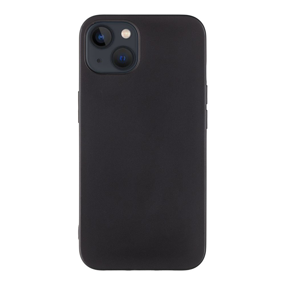 Juodas dėklas Tactical TPU iPhone 13 Juodas dėklas Tactical TPU telefonui Apple iPhone 13 su matine paviršiaus tekstūra ir apsauga kamerai