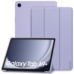 Violetinis dėklas Samsung Galaxy Tab A9 PLUS 11.0 X210 X215 X216 Tech-Protect Smartcase su trijų dalių voleliniu uždengimu