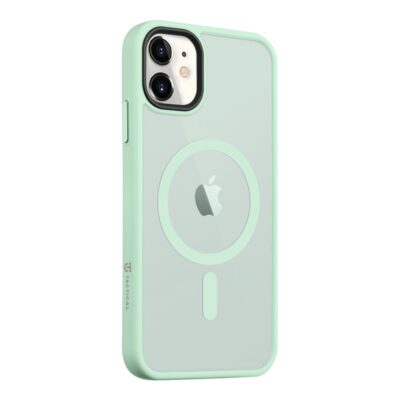Šviesiai žalias dėklas Apple Iphone 11 Tactical MagForce Hyperstealth su stiklo back paneliu ir apsauga aplink kameros modulį