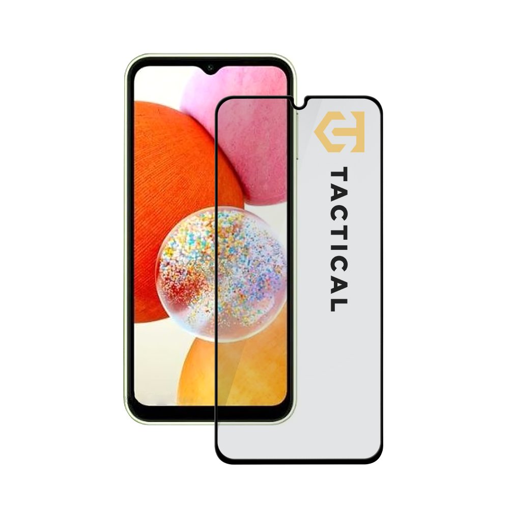 Juodas apsauginis stiklas Samsung Galaxy A15 5G Tactical Glass Shield 5D Juodas apsauginis stiklas telefonui Samsung Galaxy A15 5G Tactical Glass Shield 5D su užlenktais kraštais