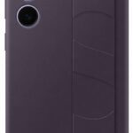Tamsiai violetinis originalus dėklas EF-GS926CEE Standing Grip Cover telefonui Samsung Galaxy S24 Plus su trimis kameromis ir rankenos laikikliu
