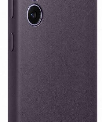 Tamsiai violetinis originalus dėklas GP-FPS921HCA Leather Cover telefonui Samsung Galaxy S24