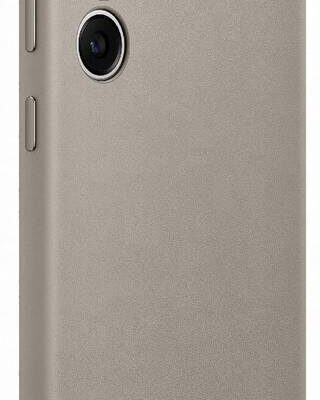 Taupe originalus dėklas GP-FPS926HCA Leather Cover telefonui Samsung Galaxy S24 Plus su trimis kameromis