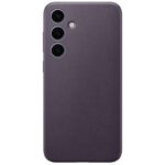 Tamsiai violetinis originalus dėklas GP-FPS926HCA Leather Cover telefonui Samsung Galaxy S24 Plus su trimis kameros objektyvais