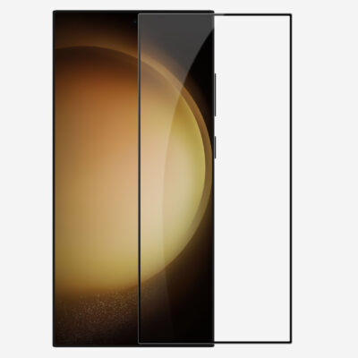 Juodas apsauginis grūdintas stiklas Nillkin Tempered Glass 2.5D CP+ PRO Samsung Galaxy S24 Ultra ekranui