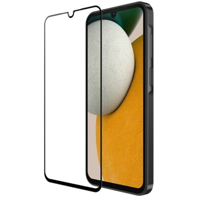 Juodas apsauginis grūdintas stiklas Nillkin Tempered Glass 2.5D CP+ PRO Samsung Galaxy A15 5G telefonui