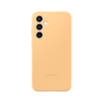 Apricot originalus deklas Samsung Galaxy S23 FE silikoninis dezis apelsino spalvos