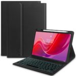 Juodas dėklas Lenovo Tab M11 11.0 TB-330 Tech-Protect SC Pen+Keyboard su klaviatūra ir stilusu