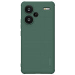 Tamsiai žalias plastikinis dėklas Xiaomi Redmi Note 13 Pro Plus 5G su matinė tekstūra ir fotoaparato angomis