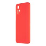 Raudonas matinis dėklas Xiaomi Redmi Note 12S OBALME Matte TPU su išpjovomis kamerai