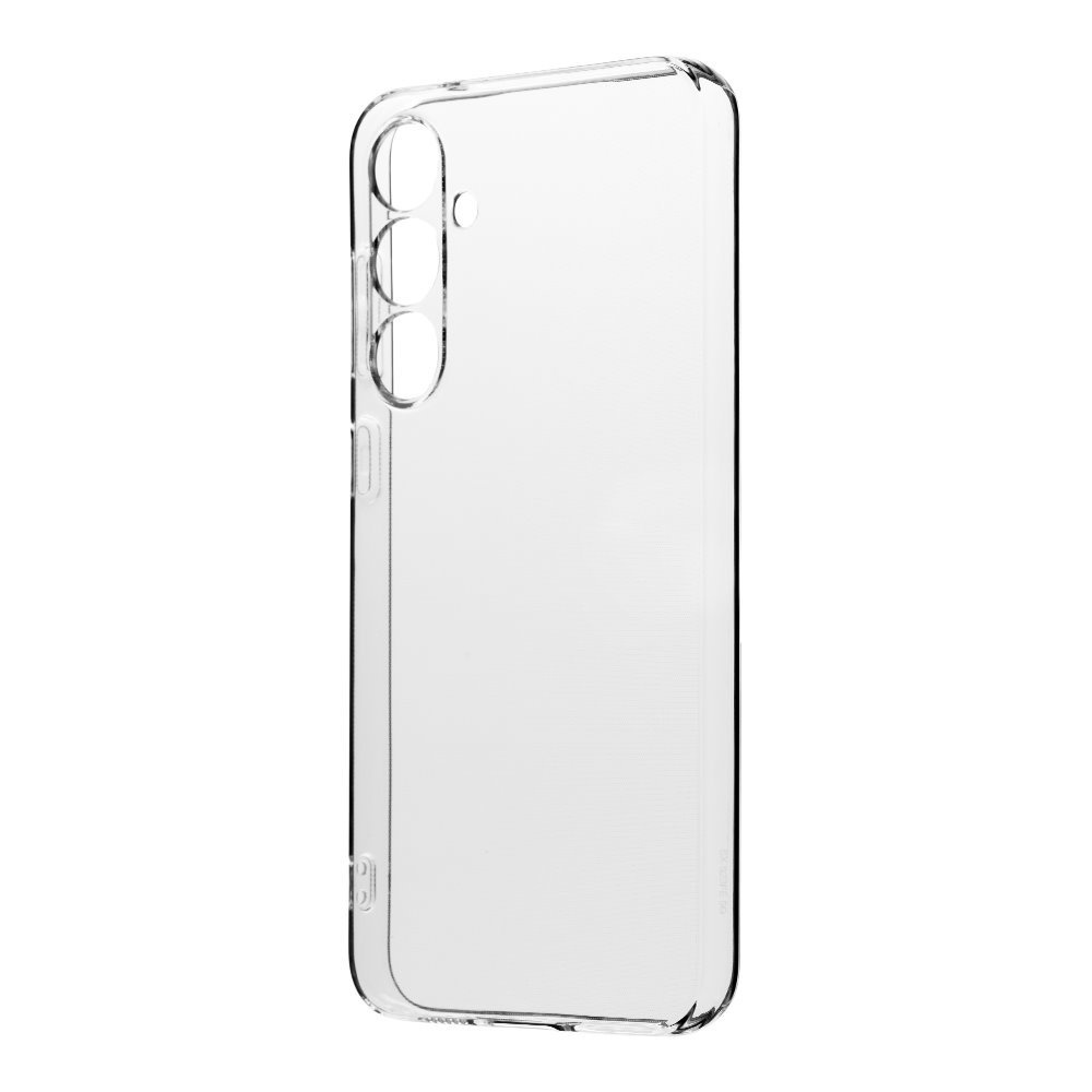 Skaidrus dėklas Samsung Galaxy S23 FE 5G OBALME TPU Skaidrus dėklas Samsung Galaxy S23 FE 5G OBALME TPU matomas iš nugarėlės, permatomas TPU medžiagos