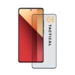 Juodas apsauginis stiklas telefonui Xiaomi Redmi Note 13 Pro 4G/5G Tactical Glass Shield 5D su juodu rėmeliu