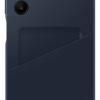 Juodas-mėlynas originalus dėklas Samsung Galaxy A15 4G 5G su kortelių lizdu