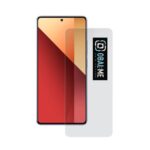 Skaidrus apsauginis ekrano stikliukas Xiaomi Redmi Note 13 Pro 4G 5G su OBAL ME logotipu