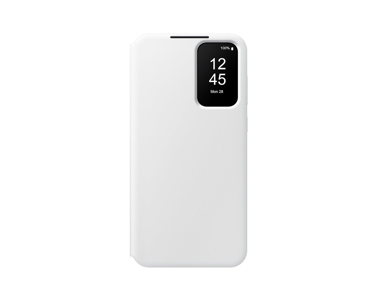 Baltas dėklas EF-ZA556CWE Smart View Samsung Galaxy A55 5G Baltas originalus dėklas EF-ZA556CWE Smart View telefonui Samsung Galaxy A55 5G su mažais langeliu ekrano funkcijoms
