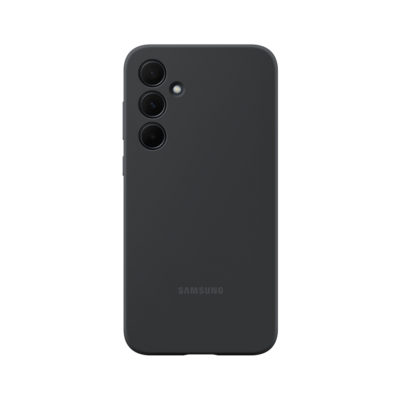 Juodas originalus dėklas EF-PA356TBE silikoninis Samsung Galaxy A35 5G telefonui
