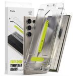 Apsauginis ekrano stikliukas Samsung Galaxy S24 Ultra Ringke Easy Slide 2-Pack su permatomu montavimo įrankiu