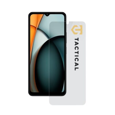 Skaidrus apsauginis stiklas telefonui Xiaomi Redmi A3 2024 Tactical Glass Shield 2.5D prie telefono ekrano