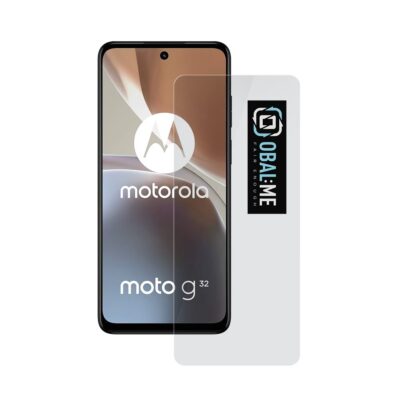 skaidrus apsauginis ekrano stikliukas motorola g32 su obal me logotipu