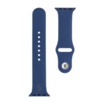 tamsiai melyna apyranke apple watch silikonine tactical 837 juosta 38 40 41mm