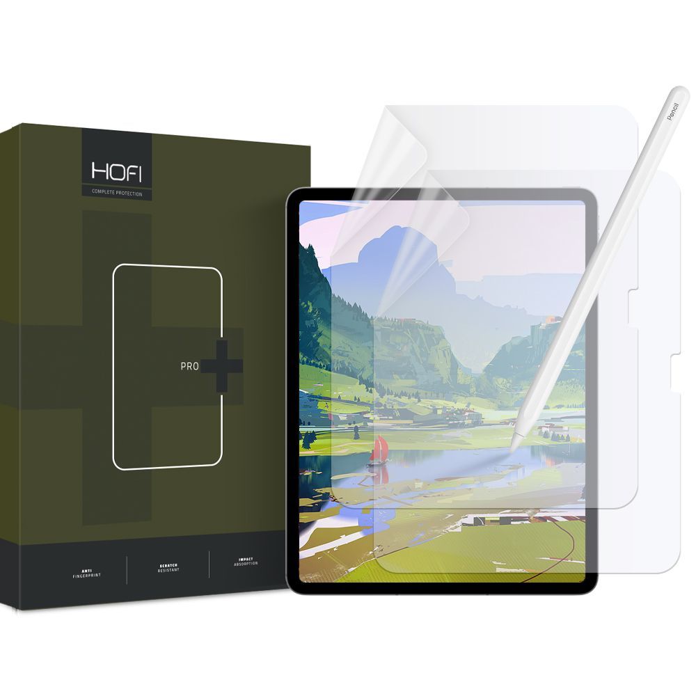 Skaidri matinė apsauginė ekrano plėvelė Apple Ipad Air 11 6 2024 Hofi Paper Pro+ 2 Pack Skaidri matinė apsauginė ekrano plėvelė Apple Ipad Air 11 6 2024 Hofi Paper Pro 2 Pack su pieštuku