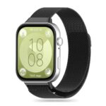 Juoda apyrankė Huawei Watch Fit 3 Tech-Protect Milaneseband su metaliniu tinkleliniu dirželiu