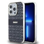 Juodas dėklas telefonui Apple Iphone 13 Pro Max DKNY su raštu ir magsefe