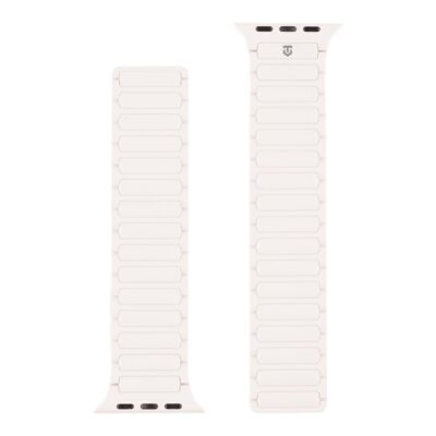 Balta apyrankė Tactical MagBand skirta Apple Watch 42 44 45 49 su rakinamais segmentais