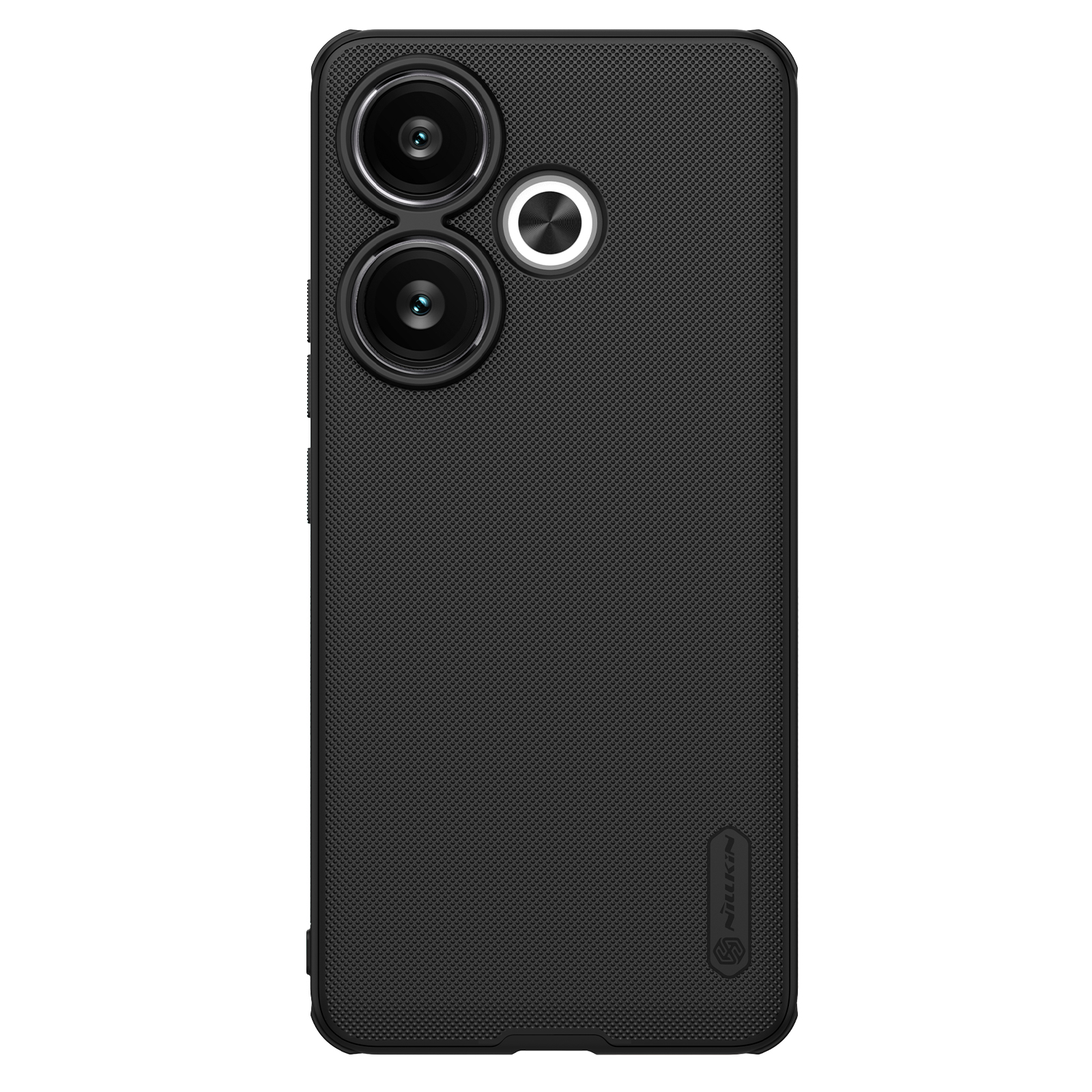 Juodas plastikinis dėklas Xiaomi Poco F6 Nillkin Super Frosted Shield Juodas plastikinis dėklas Xiaomi Poco F6 Nillkin Super Frosted Shield su tekstūruota paviršiaus danga