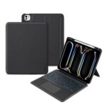 Juodas dėklas Apple Ipad Pro 13 7 Tech-Protect SC Pen+Keyboard su klaviatūra ir apsauga
