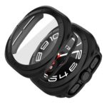 Juodas dėklas Samsung Galaxy Watch Ultra 47MM Tech-Protect Defense 360 su permatomu ekrano apsaugos sluoksniu
