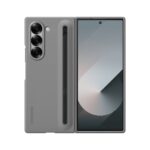 Pilkas originalus dėklas EF-OF95PCJE su S Pen Samsung Galaxy Z Fold 6 telefonui