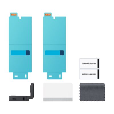 Originali apsauginė ekrano plėvelė Samsung Galaxy Z Fold 6 su priedais nuo dulkių ir valymo servetėle