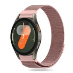 Rausva apyrankė Samsung Galaxy Watch 4 5 5 PRO 6 7 FE Tech-Protect Milaneseband tinklelio rašto