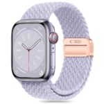 Purpurinė Apple Watch apyrankė Tech-Protect Nylonmag su metaline segtuku