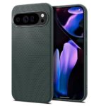 Žalias dėklas Google Pixel 9 Pro XL Spigen Liquid Air su tekstūru ir kamera