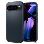 Metalo spalvos dėklas Google Pixel 9 Pro XL Spigen Thin Fit su tikslu apsaugoti telefono galinę ir priekinę dalį