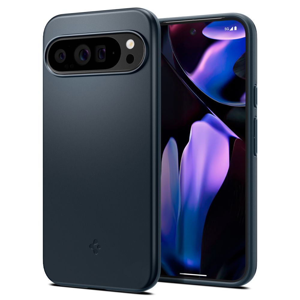 Metalo spalvos dėklas Google Pixel 9 Pro XL Spigen Thin Fit Metalo spalvos dėklas Google Pixel 9 Pro XL Spigen Thin Fit su tikslu apsaugoti telefono galinę ir priekinę dalį