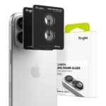 Juodas apsauginis kameros stikliukas Apple Iphone 16 / 16 Plus Ringke Camera Frame Protector 2-Pack pakuotėje